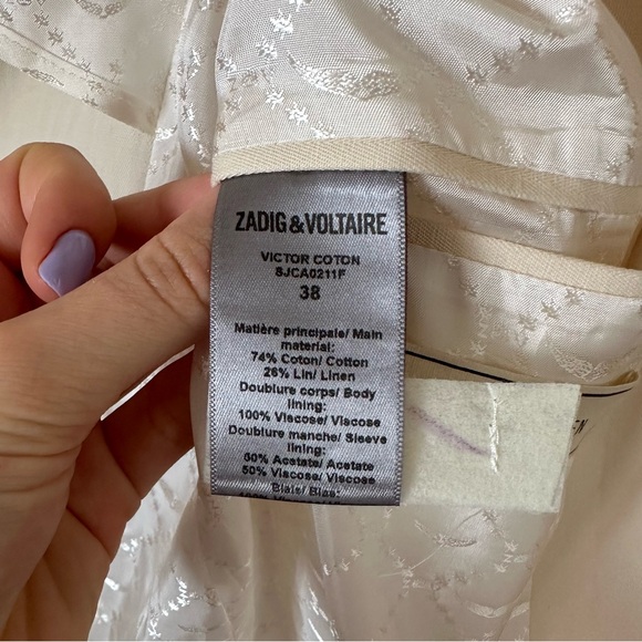 New Zadig&Voltaire blazer size EU38 - Picture 3 of 4